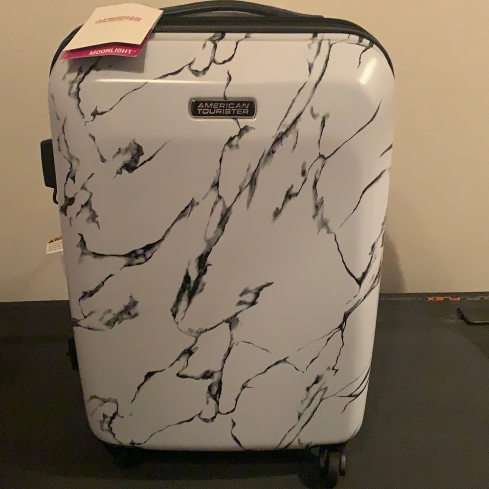 Marble carry on luggage
